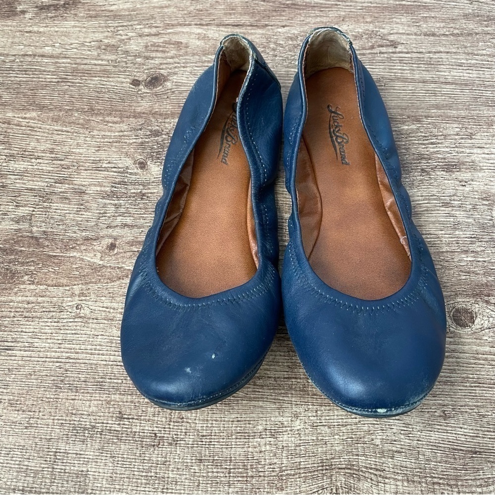 Lucky Brand Navy Blue Flats Size 9.5